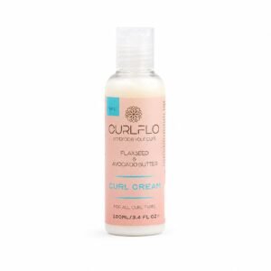 Garbanų drėkinamasis kremas Curl Flo Flaxseed&Avocado Butter Curl Cream 100 ml.
