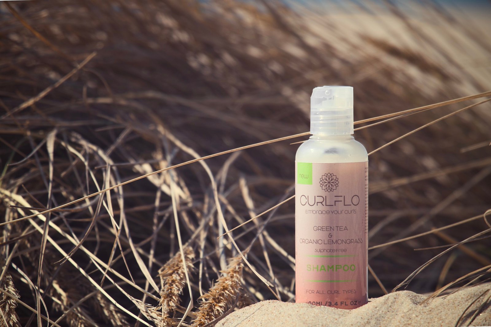 Švelnus šampūnas Curl Flo Green tea and Organic Lemongrass Shampoo 100 ml. - Image 2