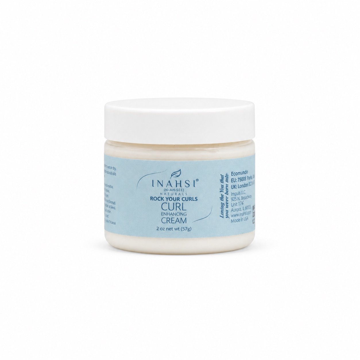 Garbanas išryškinantis kremas Inahsi Naturals Rock Your Curls Curl Enhancing Cream 59 ml.