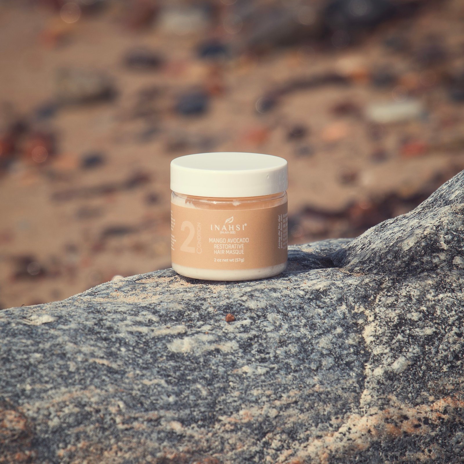 Atkuriamoji plaukų kaukė Inahsi Naturals Mango Avocado Restorative Hair Masque 59 ml. - Image 2