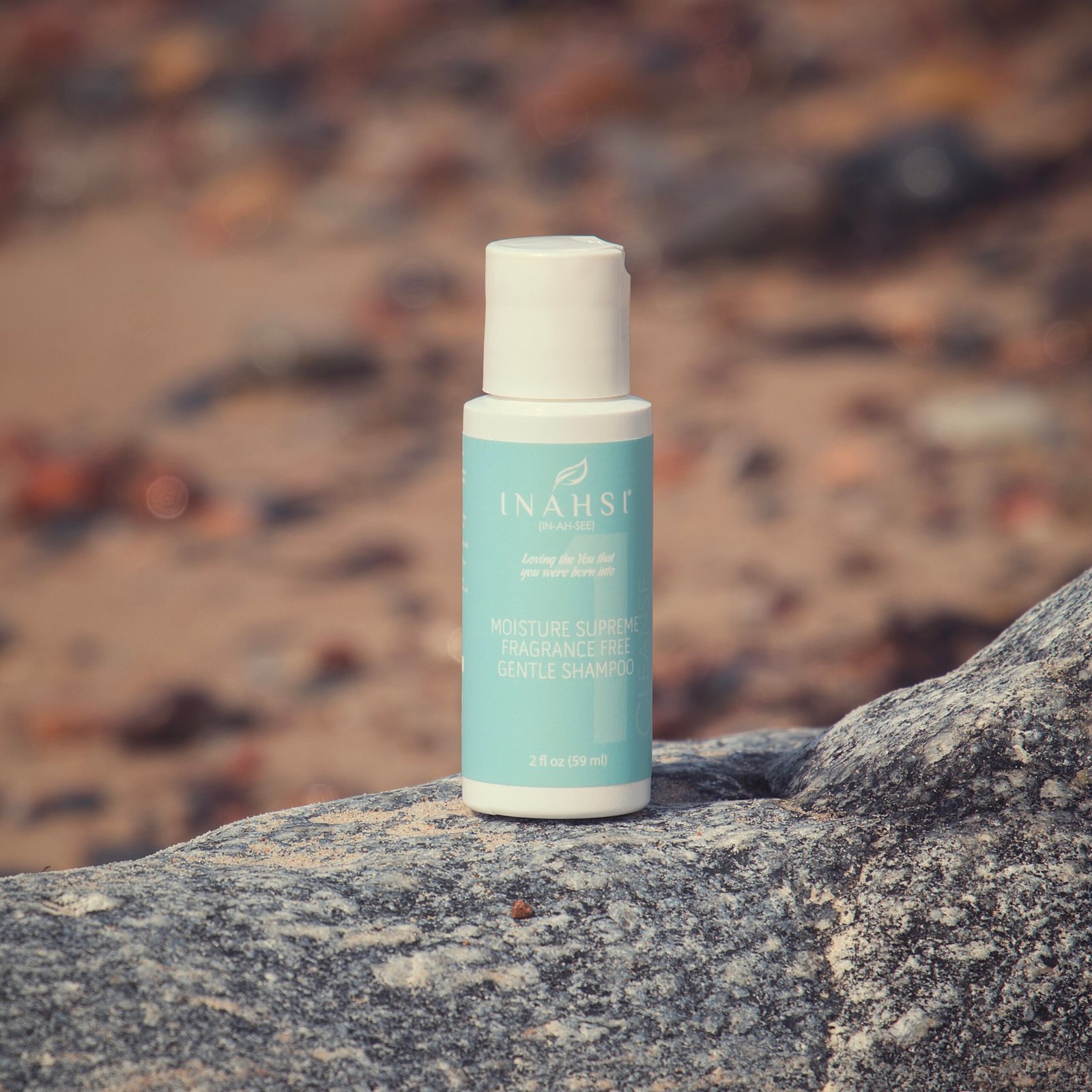 Švelnus drėkinamasis šampūnas Inahsi Naturals Moisture Supreme Fragrance Free Gentle Shampoo 59 ml. - Image 2