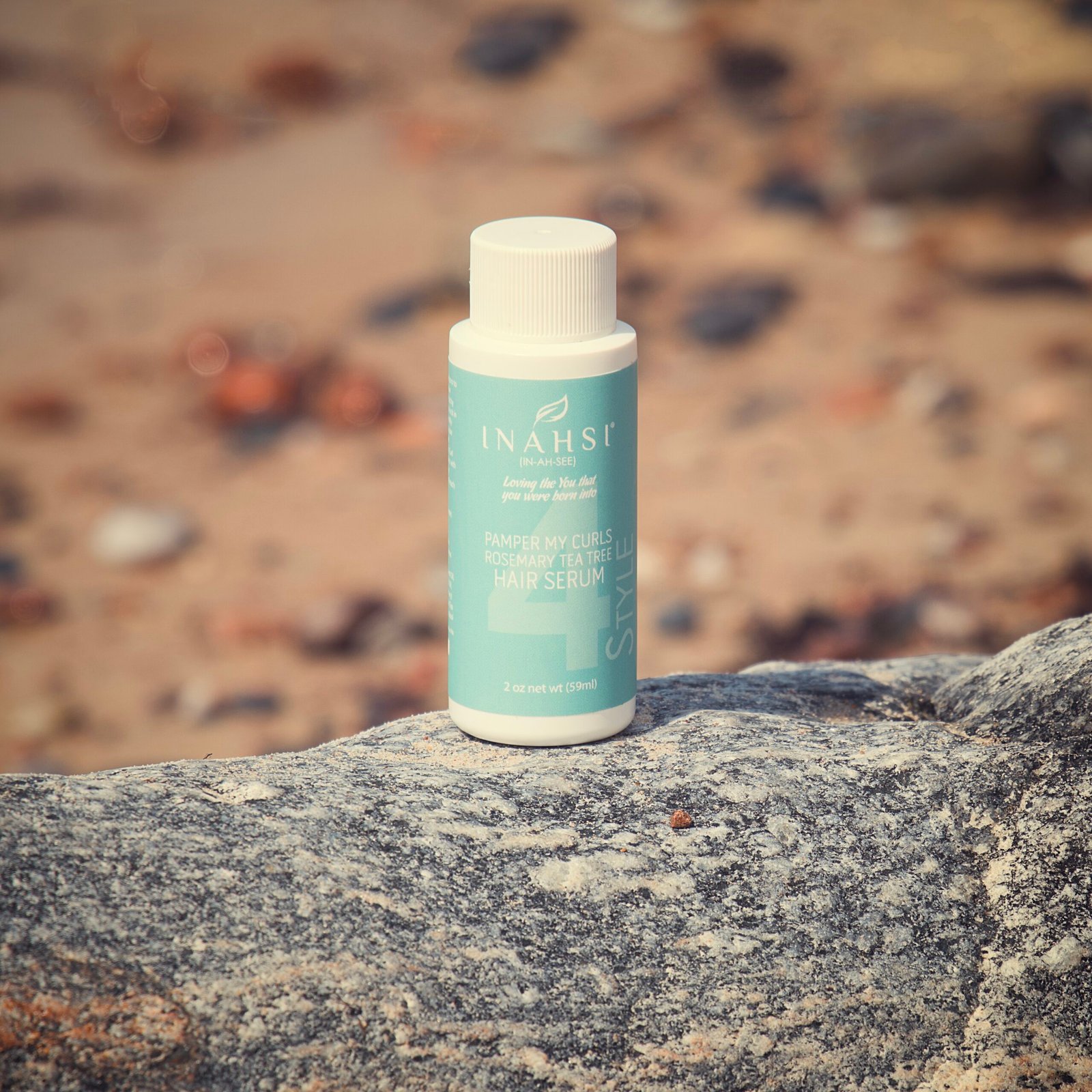 Plaukų serumas Inahsi Naturals Pamper My Curls Rosemary Tea Tree Hair Serum 59 ml. - Image 2