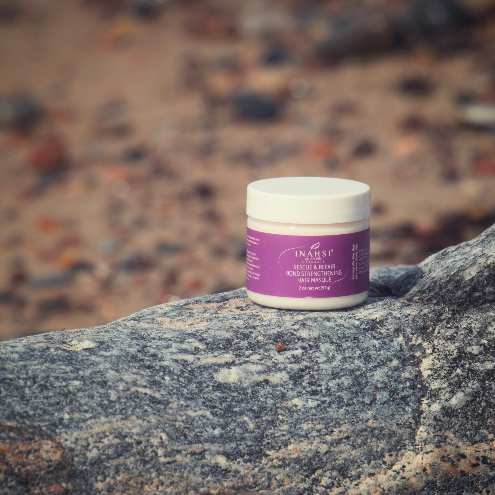 Stiprinamoji plaukų kaukė Inahsi Naturals Rescue & Repair Bond Strengthening Hair Masque 59 ml. - Image 2
