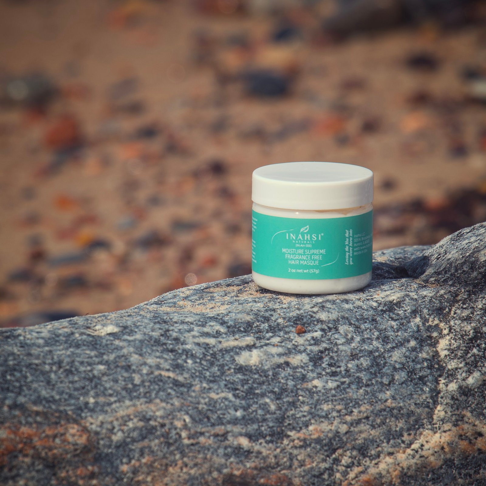 Bekvapė plaukų kaukė Inahsi Naturals Moisture Supreme Fragrance Free Hair Masque 59 ml. - Image 2