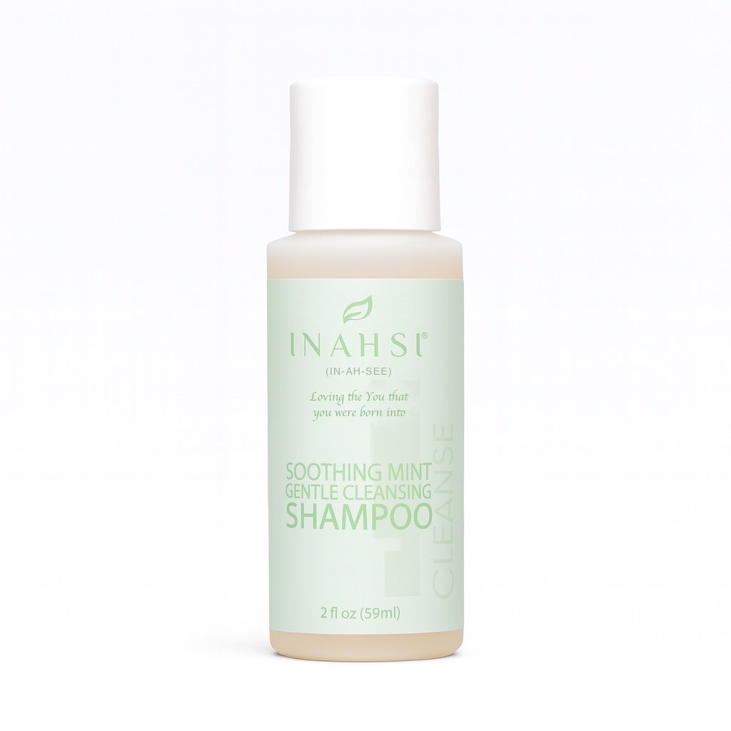 Švelnus šampūnas Inahsi Naturals Soothing Mint Gentle Cleansing Shampoo