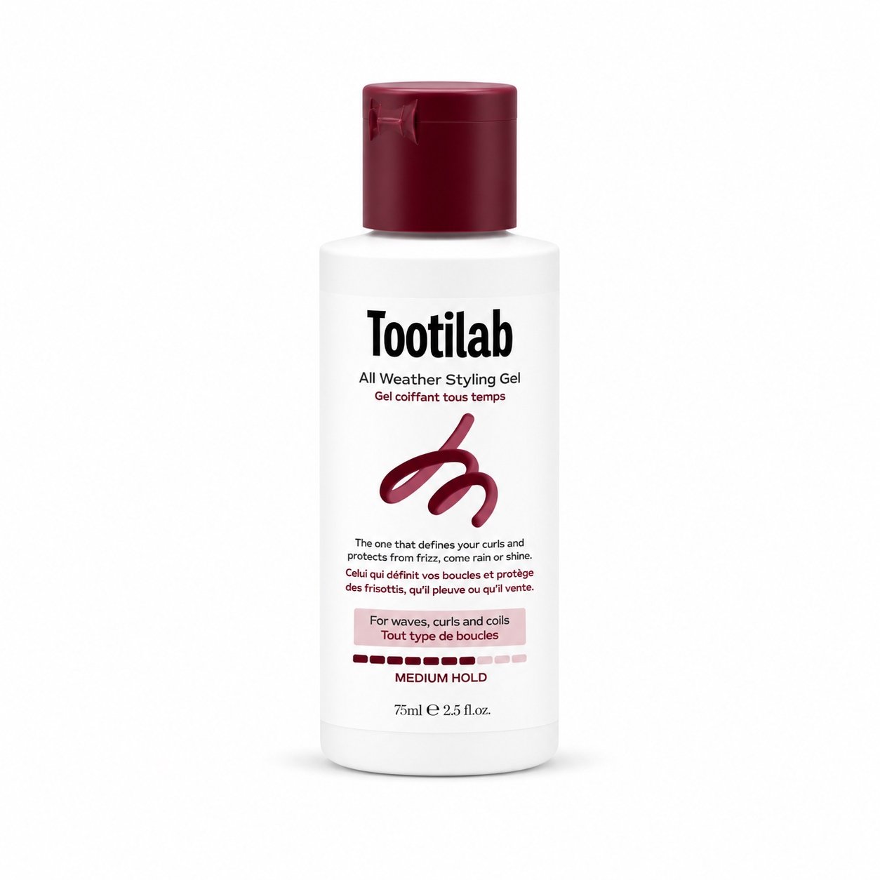 Gelis plaukams Tootilab All Weather Styling Gel 75 ml.
