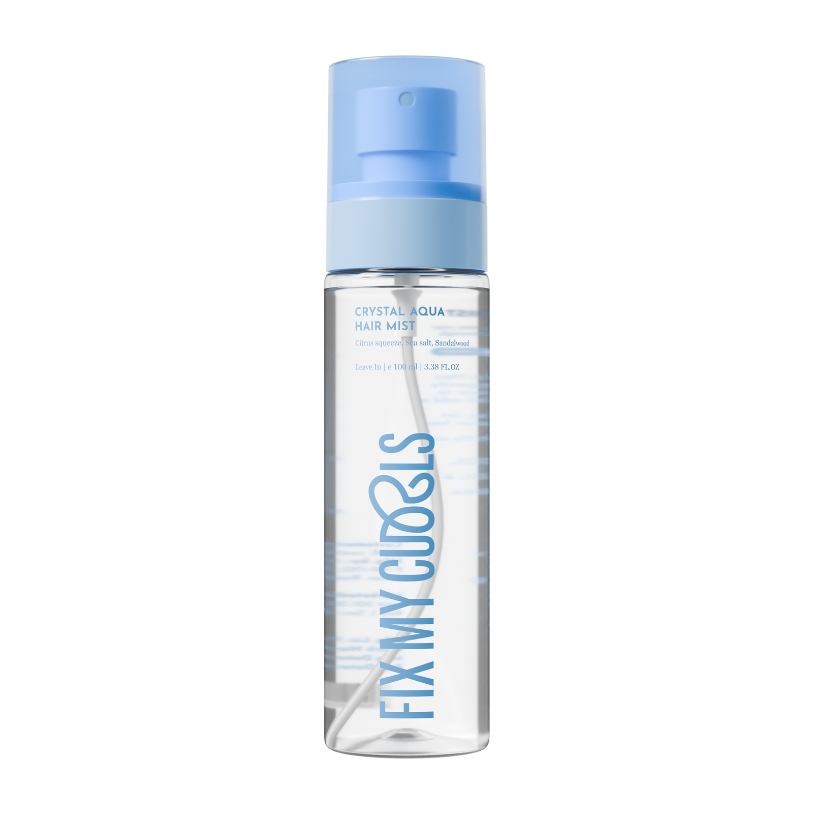 Plaukų ir kūno dulksna Fix My Curls Crystal Aqua Hair & Body Perfume Mist 100 ml