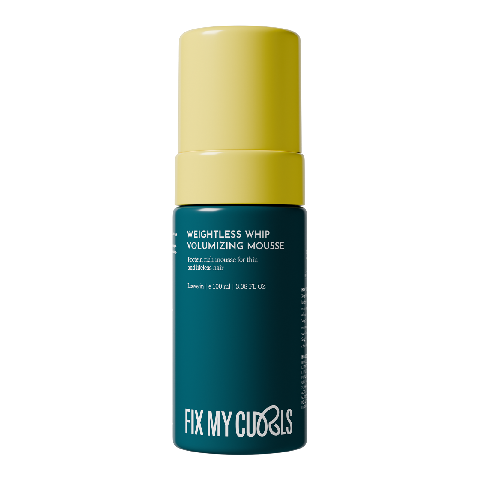 Apimties suteikiančios putos Fix My Curls Weightless Whip Volumizing Foam 100 ml