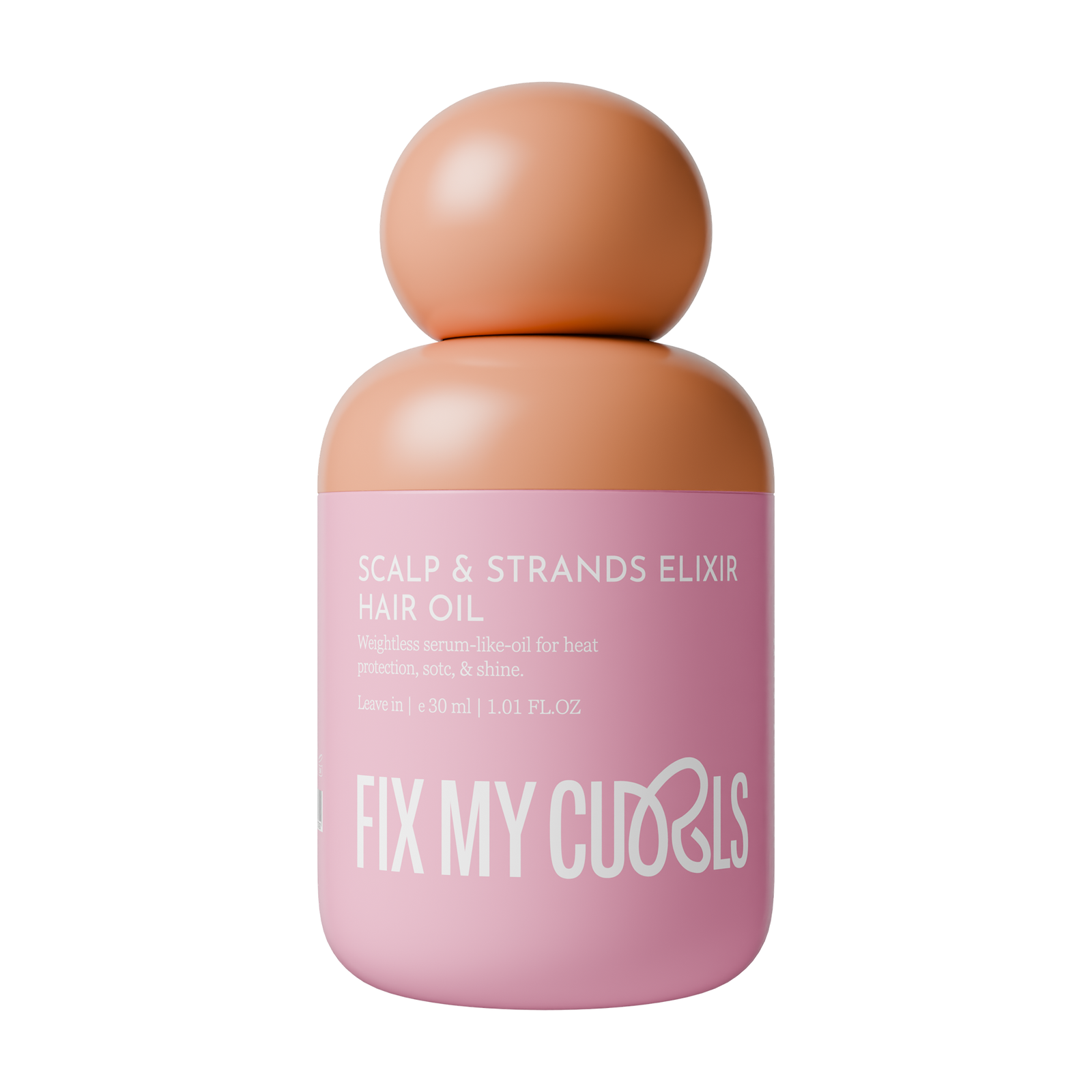 Plaukų aliejus Fix My Curls Scalp & Strands Elixir Hair Oil 30 ml