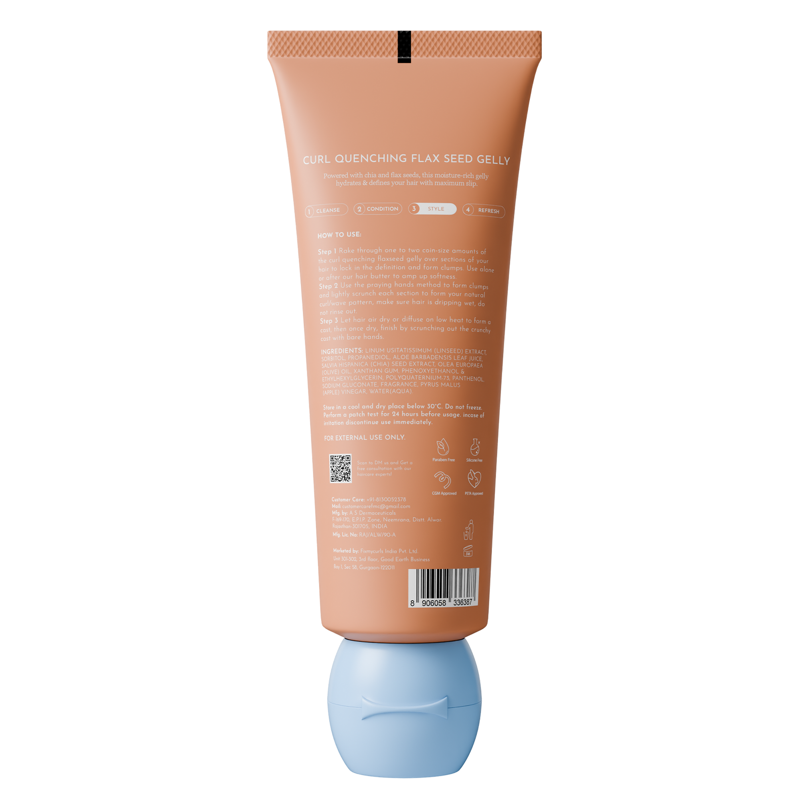 Garbanų želė Fix My Curls Curl Quenching Flax Seed Gelly 100 ml - Image 6