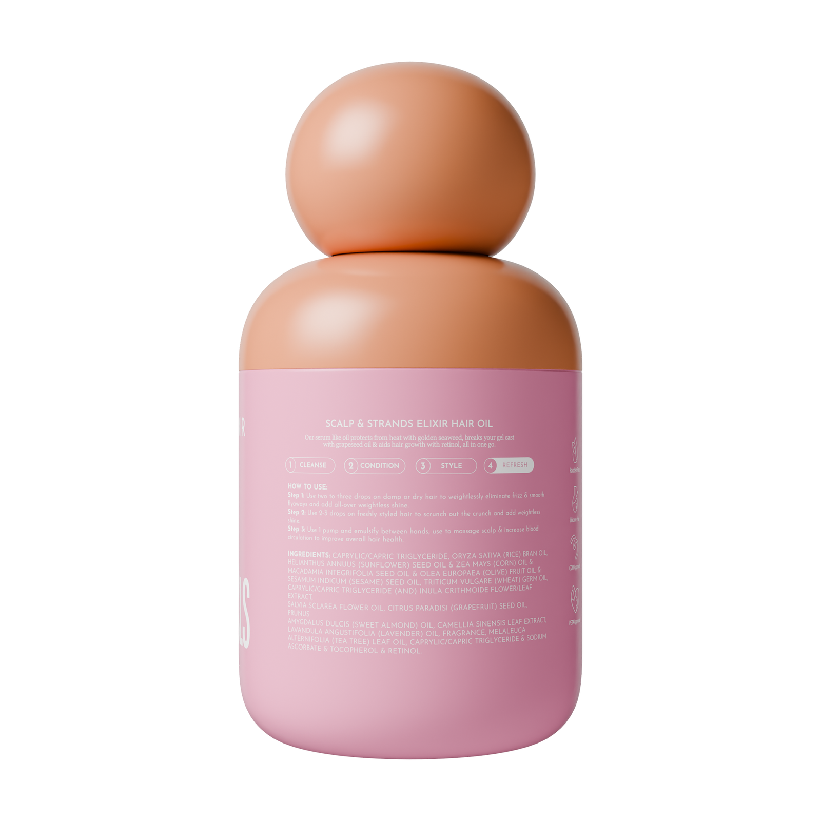 Plaukų aliejus Fix My Curls Scalp & Strands Elixir Hair Oil 30 ml - Image 6