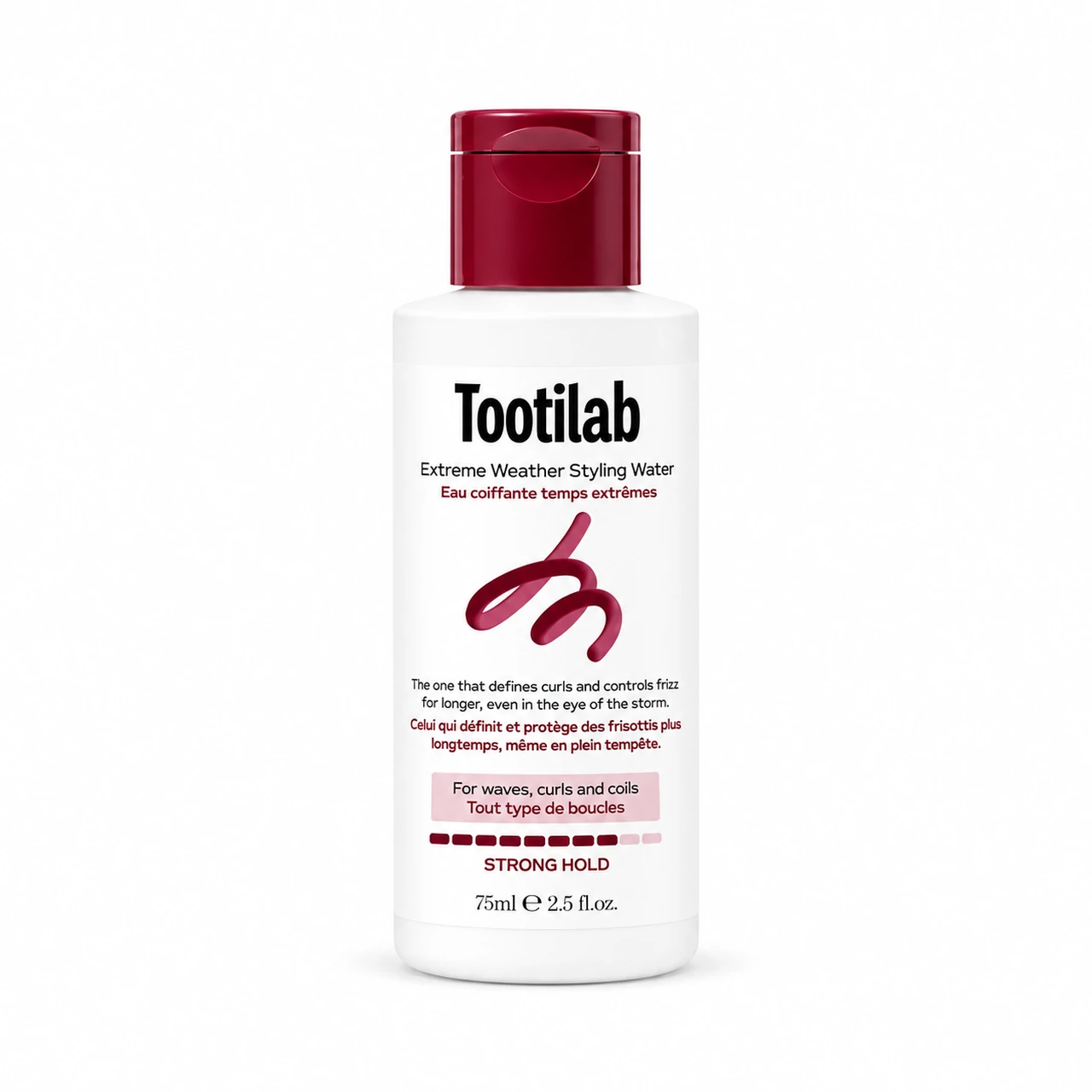 Stiprios fiksacijos gelis Tootilab Styling Water 75 ml.